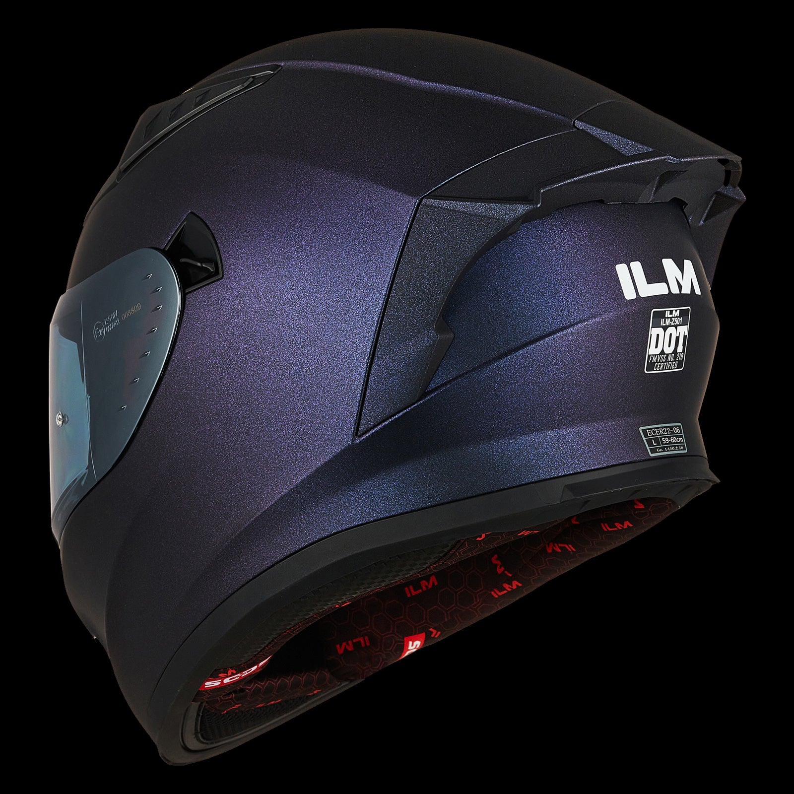 ILM Full Face Motorcycle Helmet Model Z501