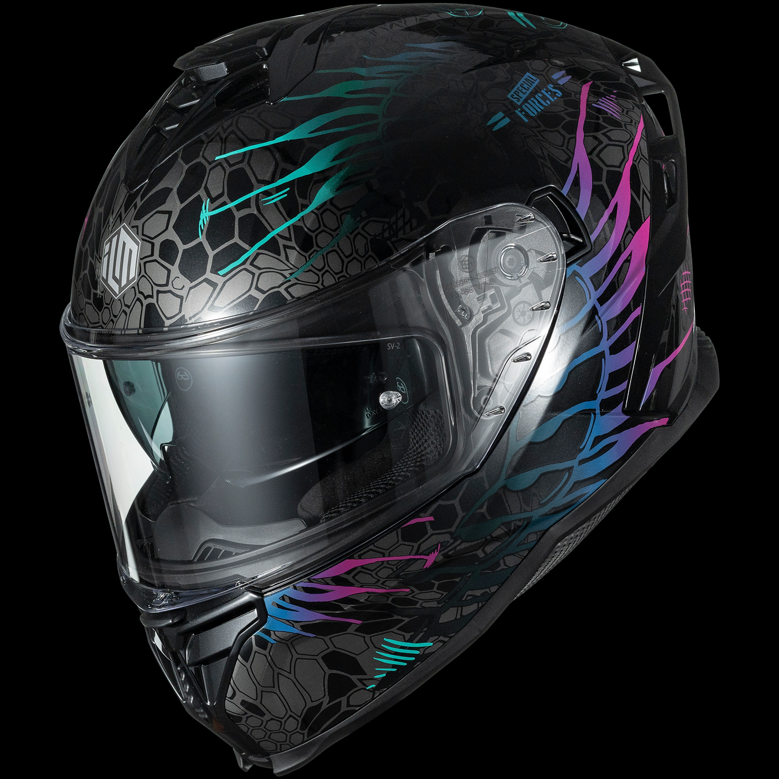 ILM Motorcycle Full Face  Street Racing Helmet Model MF567