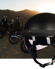 ILM Motorcycle Open Face Half Helmet Model 205V