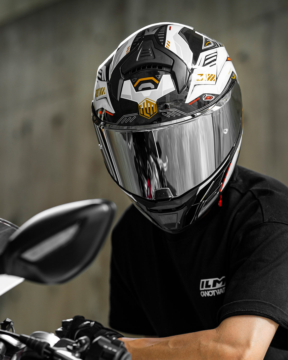 ILM Full Face Motorcycle Helmet DOT Approved Powersports Street Racing Cascos para Motos Model MF510A Fronter Red / Small