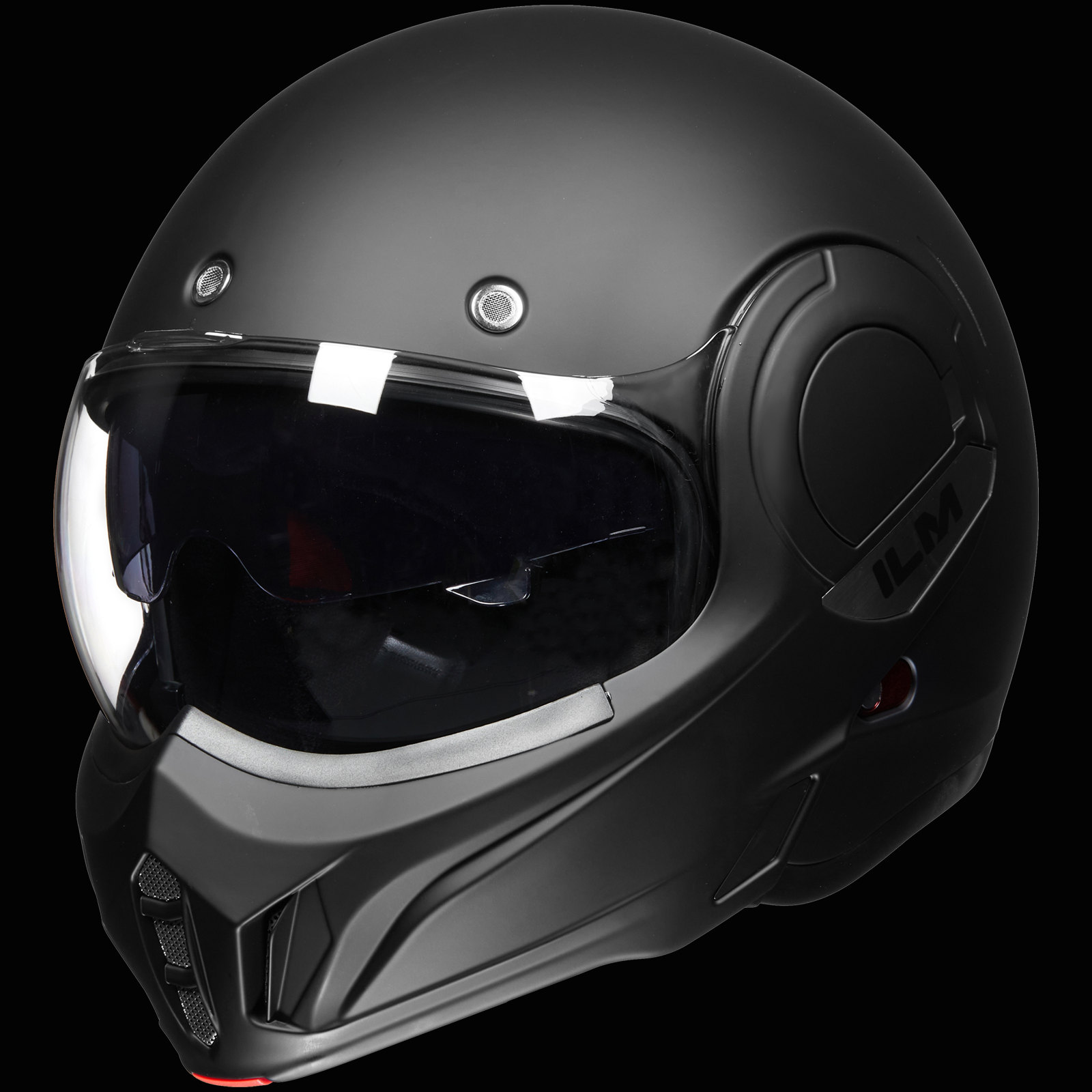 ILM Vintage Full Face Modular Motorcycle Helmet Model B707