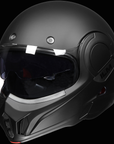 ILM Vintage Full Face Modular Motorcycle Helmet Model B707