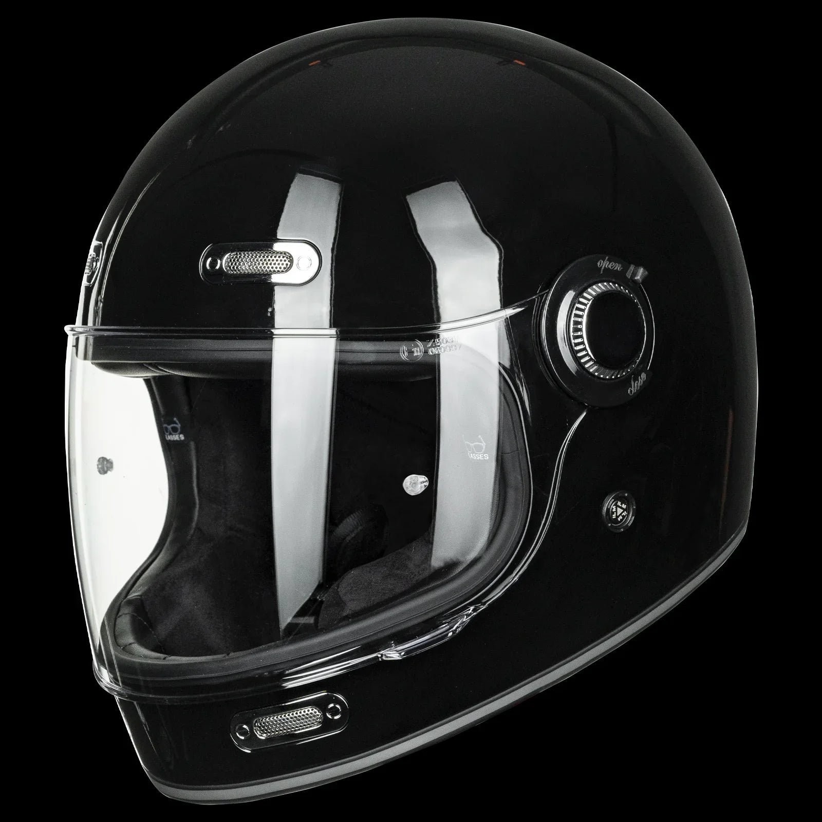 classic open face motorcycle helmet TT&CO. SUPER MAGNUM STANDARD IVORY 3/4 JAPANESE / DOT STANDARD The head SMK Retro Jet Solid Open