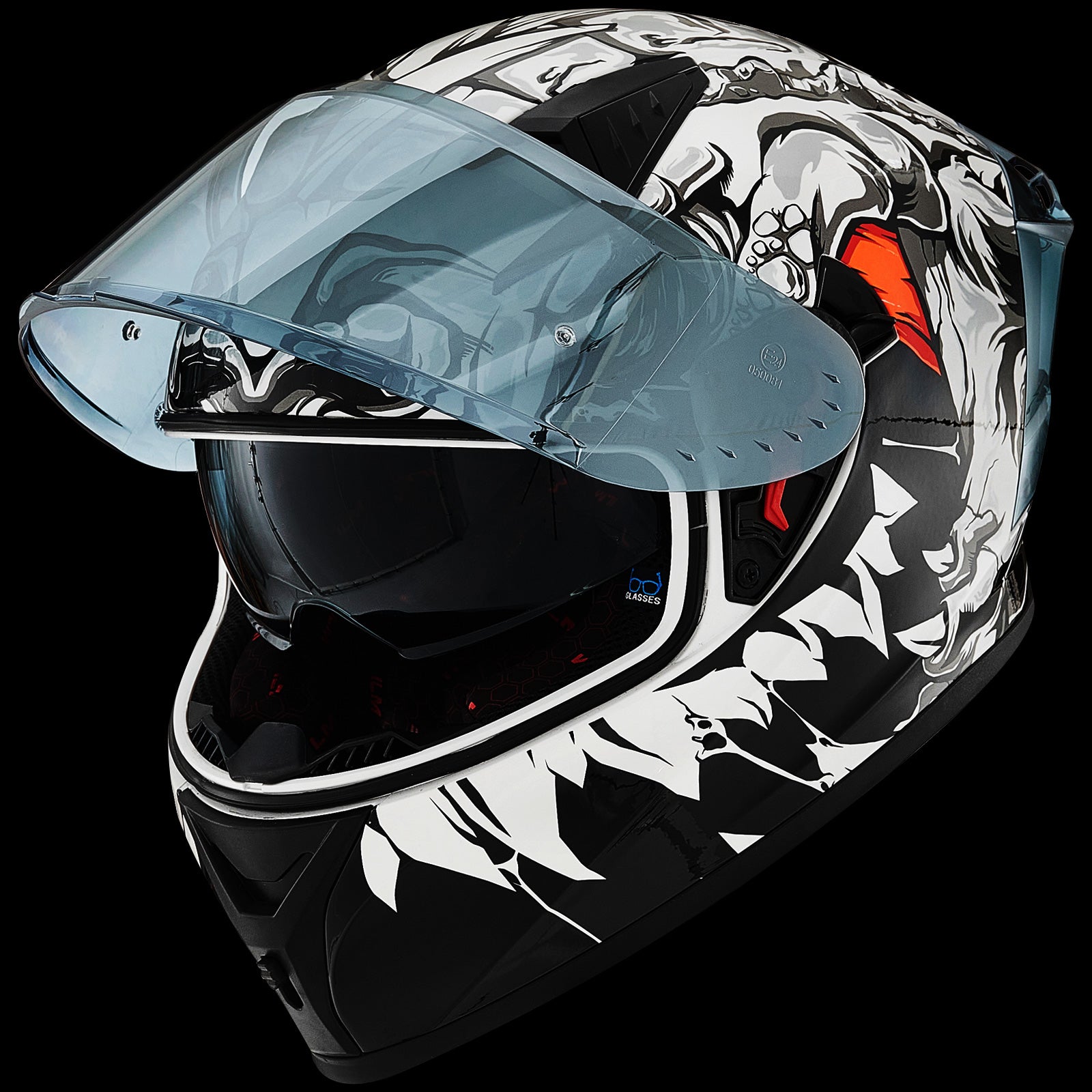 ILM Full Face Motorcycle Helmet Model Z501