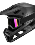 ILM Full Face Mountain Bike Helmet ASTM CPSC Adult with Adjustable Visor for MTB BMX Model HT58
