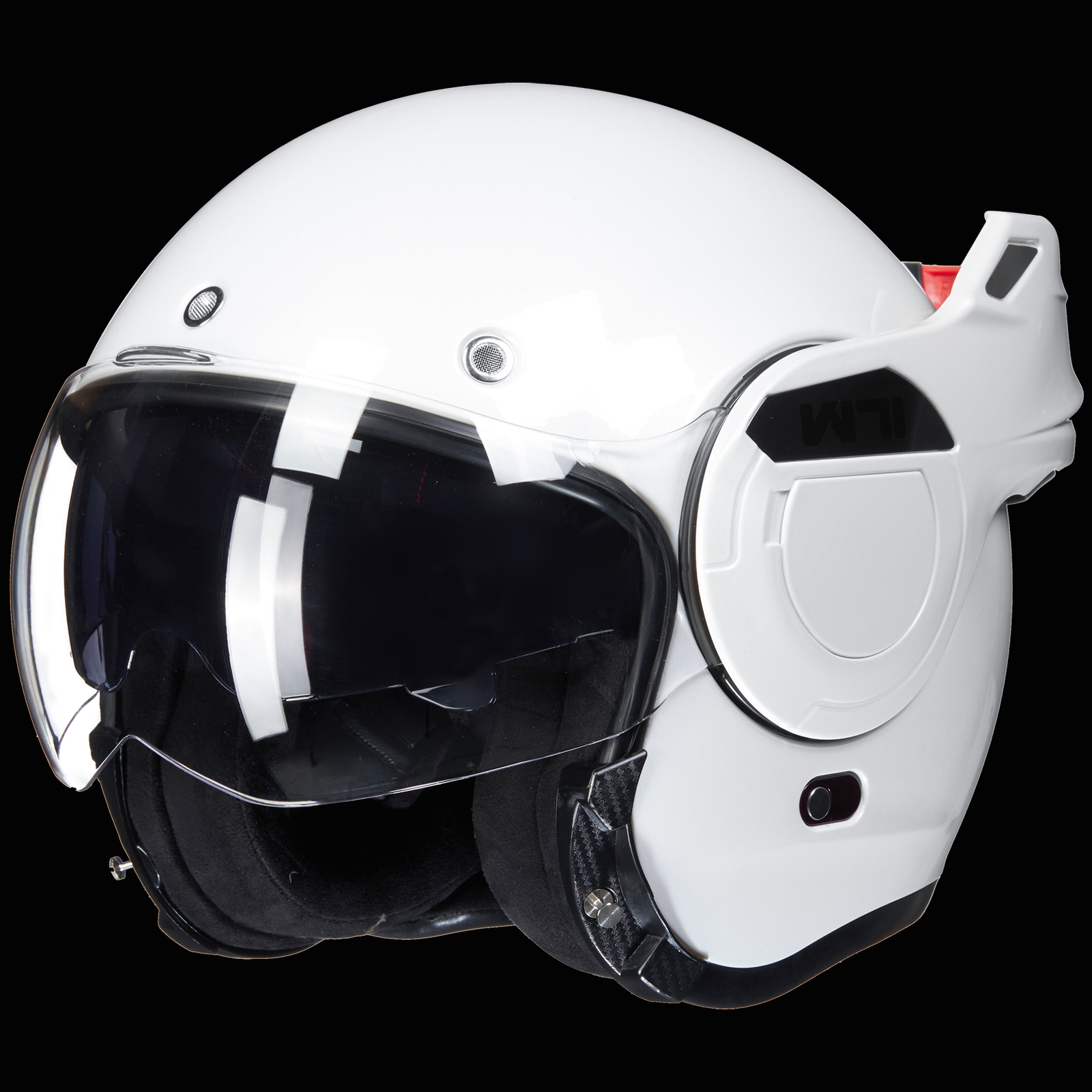ILM Vintage Full Face Modular Motorcycle Helmet Model B707