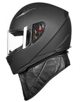 ILM Full Face Motorcycle Street Bike Helmet Model JK313