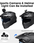 ILM Open Face Motorcycle 3/4 Half Helmet Model Z302