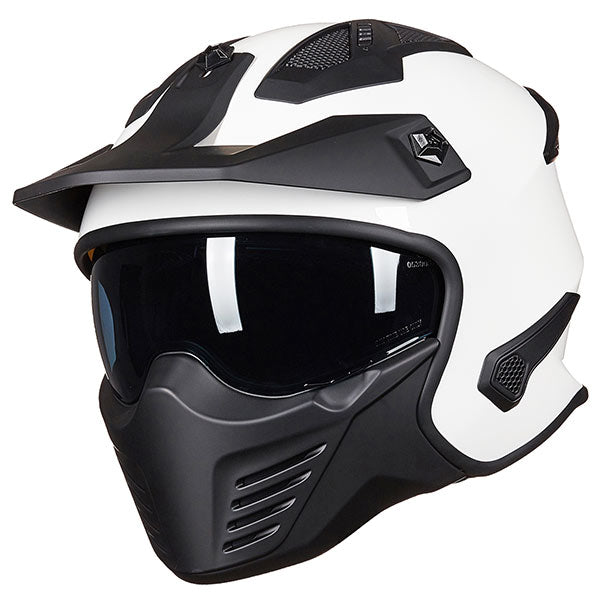 ILM Open Face Motorcycle 3 4 Half Helmet Model 726X