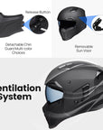 ILM Open Face Motorcycle 3/4 Half Helmet Model Z302