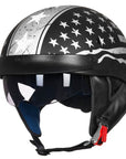 ILM Motorcycle Open Face Half Helmet Model 205V
