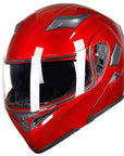 ILM Motorcycle Dual Visor Flip up Modular Full Face Helmet Model 902