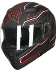 ILM Motorcycle Dual Visor Flip up Modular Full Face Helmet Model 902