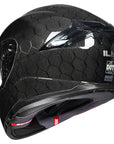 ILM Full Face Motorcycle Carbon Fiber Helmet Model 861C