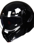 ILM Vintage Full Face Modular Motorcycle Helmet Model B707