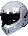 ILM Vintage Full Face Modular Motorcycle Helmet Model B707