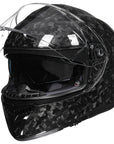 ILM Full Face Motorcycle Carbon Fiber Helmet Model 861C