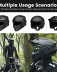 ILM Open Face Motorcycle 3/4 Half Helmet Model Z302