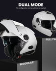 ILM Modular Flip up Full Face Bluetooth Motorcycle Helmet Model 159BT