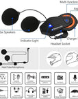 ILM Motorcycle 6 Rider Bluetooth Headset